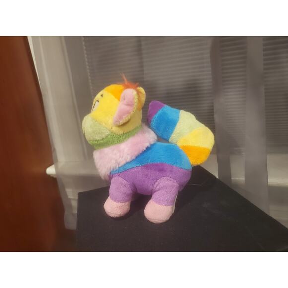 Neopets Rainbow Wocky Plushie Y2k Vintage Plush Toy - Picture 3 of 3